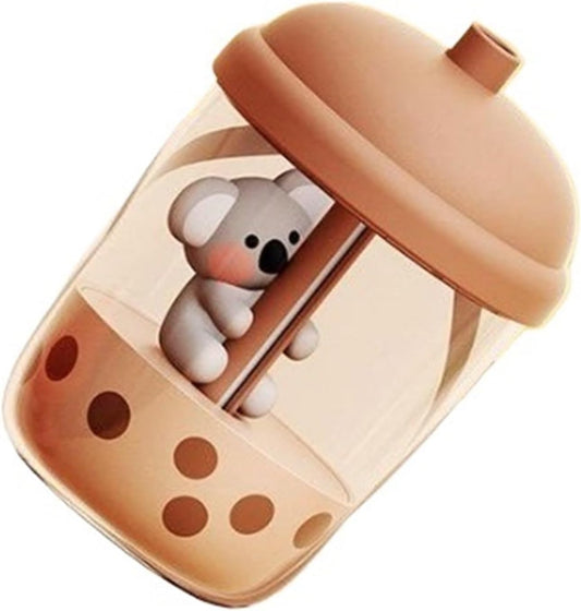 Small Portable Household Large Fog Volume Large Capacity USB Koala Humidifier Timed Air(Green)