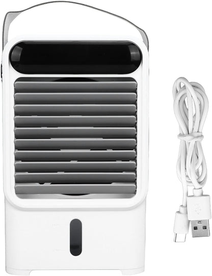 500ml USB Powered Fan Humidifier 3-LevelAir Cooler for Windowless Air Conditioning