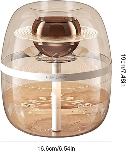 Humidifiers, Double Spray Humidifier With Night Light Cool Mist Humidifier For Bedroom Living Room,for Bedroom(Green)