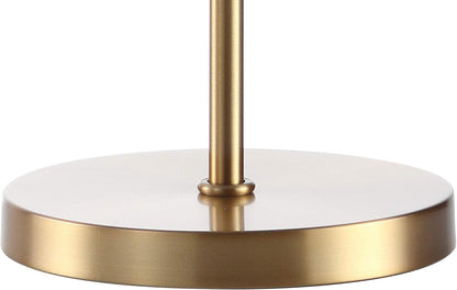 JONATHAN Y JYL9004A Buckingham 25" Crystal/Metal Table Lamp Modern Contemporary Bedside Desk Nightstand Lamp for Bedroom Living Room Office College Bookcase, Bronze