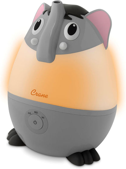 Crane Ultrasonic Humidifiers for Kid's Room and Baby Nursery, .5 Gallon Cool Mist Air Humidifier, Owl Humidifier For Kid's Room