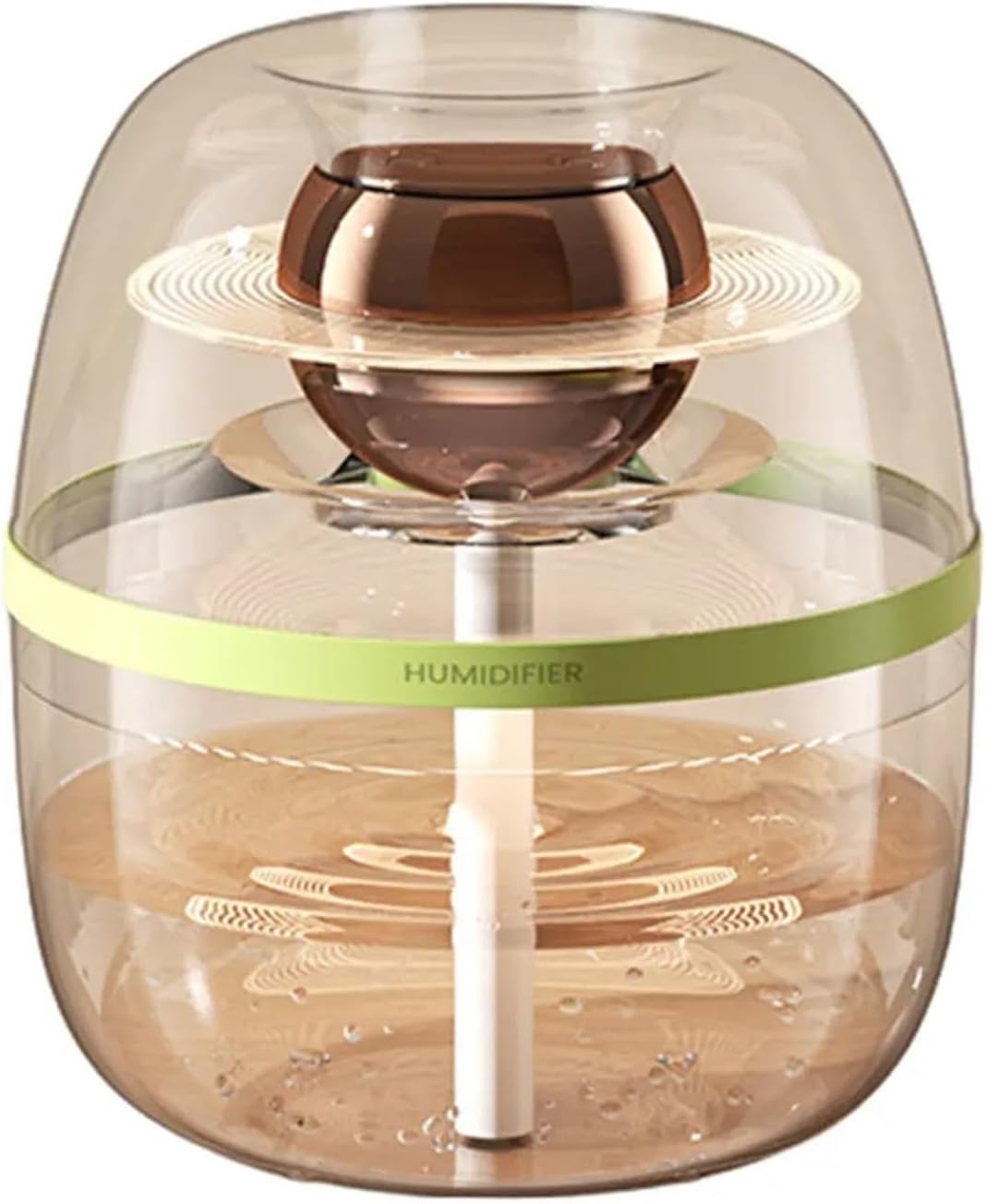 Humidifiers, Double Spray Humidifier With Night Light Cool Mist Humidifier For Bedroom Living Room,for Bedroom(Green)