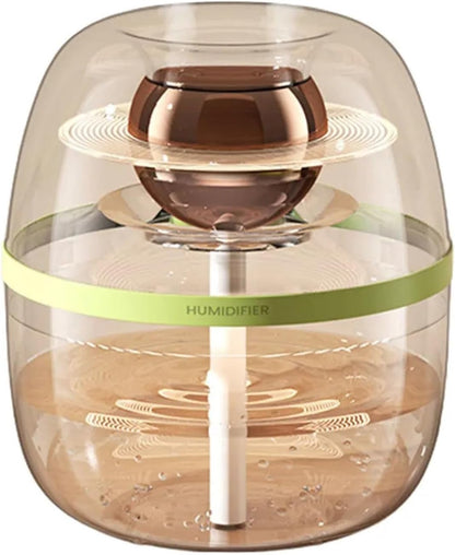 Humidifiers, Double Spray Humidifier With Night Light Cool Mist Humidifier For Bedroom Living Room,for Bedroom(Green)