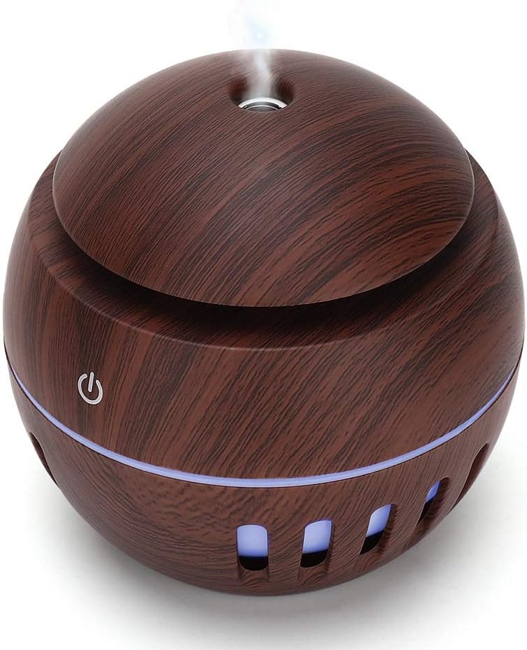 Humidifier, Diffuser Humidifier, 130ml LED for Bedroom Home Humidifier