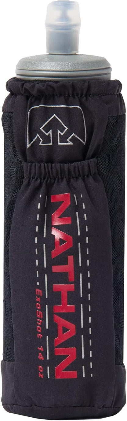 Nathan ExoDraw & ExoShot 2.0, Handheld Running Water Bottle for Marathons, Hiking, Ultra Running & Outdoor Activity