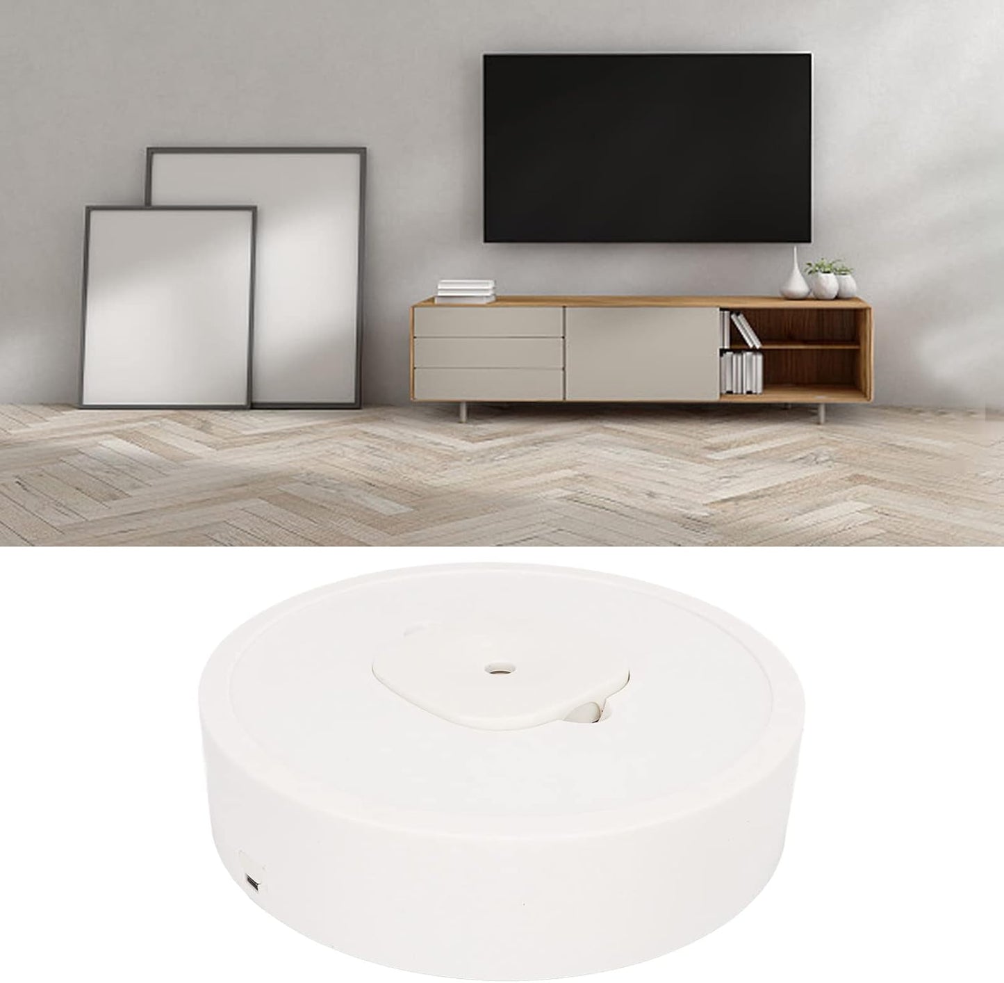 Automatic Humidifiers for Bedroom Large Room, Mobile Humidifier Sweeping Robot Shape Large Fog Volume USB Charging Intelligent Humidifier for Home