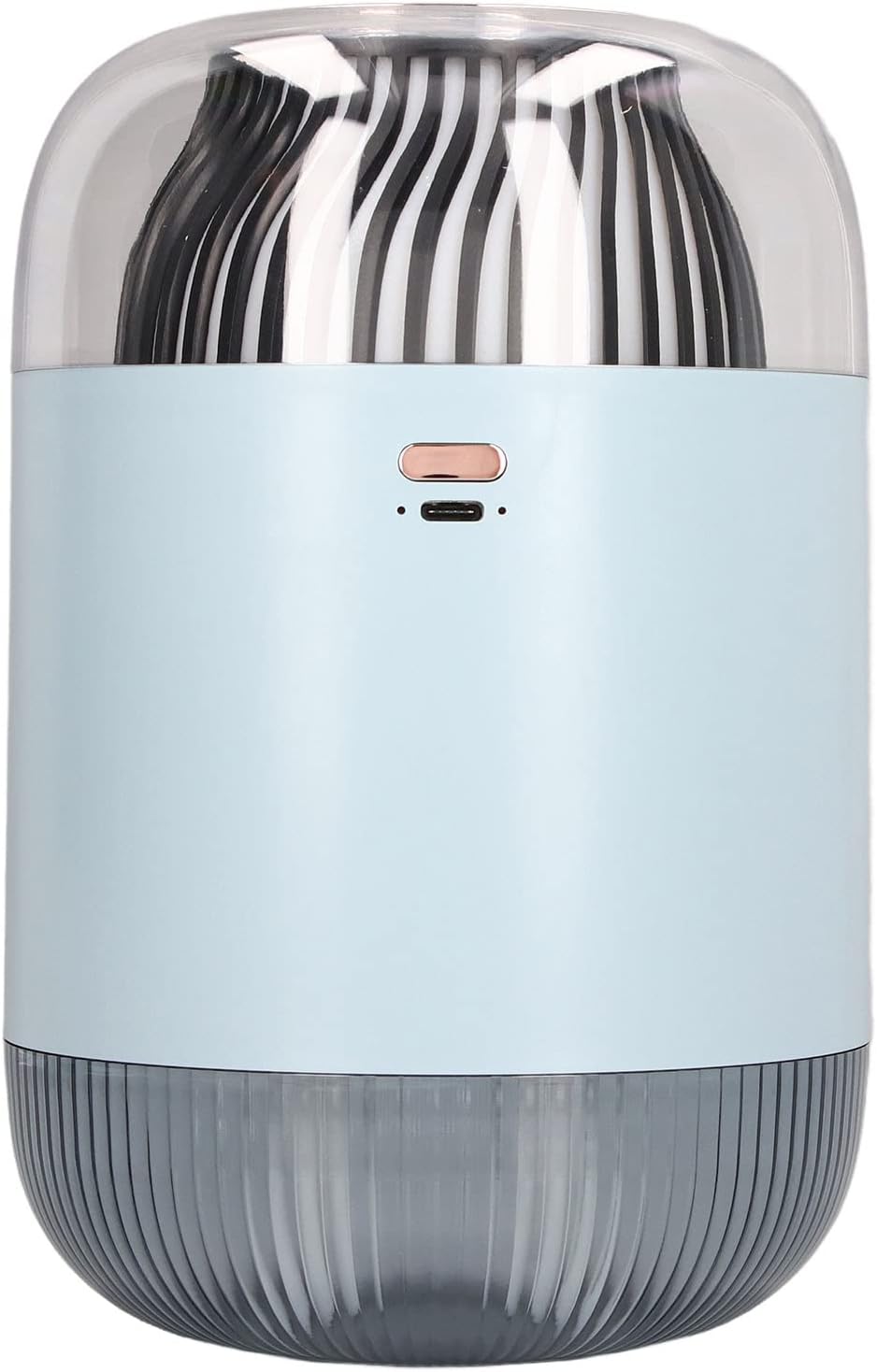 Humidifier 1000ml USB Charging Aromatherapy Diffuser with LED Night Light ABS Double Cool Mist Humidifier for Spa Home Yoga Office (Blue)(Pink)