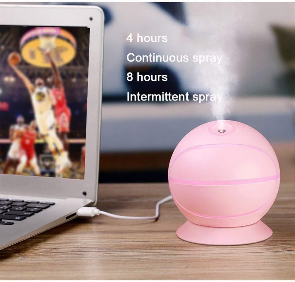 USB Household Mute Bedroom Air Aromatherapy Humidifier, 240mL Large Mist Volume, Continuous/Intermittent Spray, with Colorful Atmosphere Lights