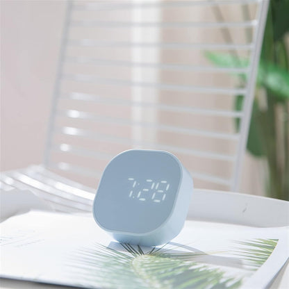 Alarm Clock,Clock for Bedroom, Digital Alarm Clock Timer, Magnetic LED Smart Sensor Cute Alarm Clock, Desk Bedroom Kitchen Gifts Digital Clock (Color : C) (B)