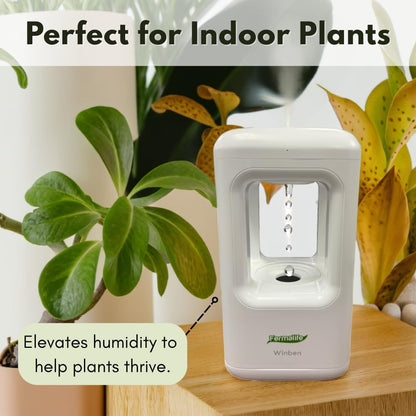 FERMALIFE Anti Gravity Humidifier for Bedroom, Small Cool Mist Ultrasonic Air Humidifier Quiet for Indoor Plant Baby Nursery Adults Kids Large Room Home Office Desk, Mini Water Drop, Easy to Clean
