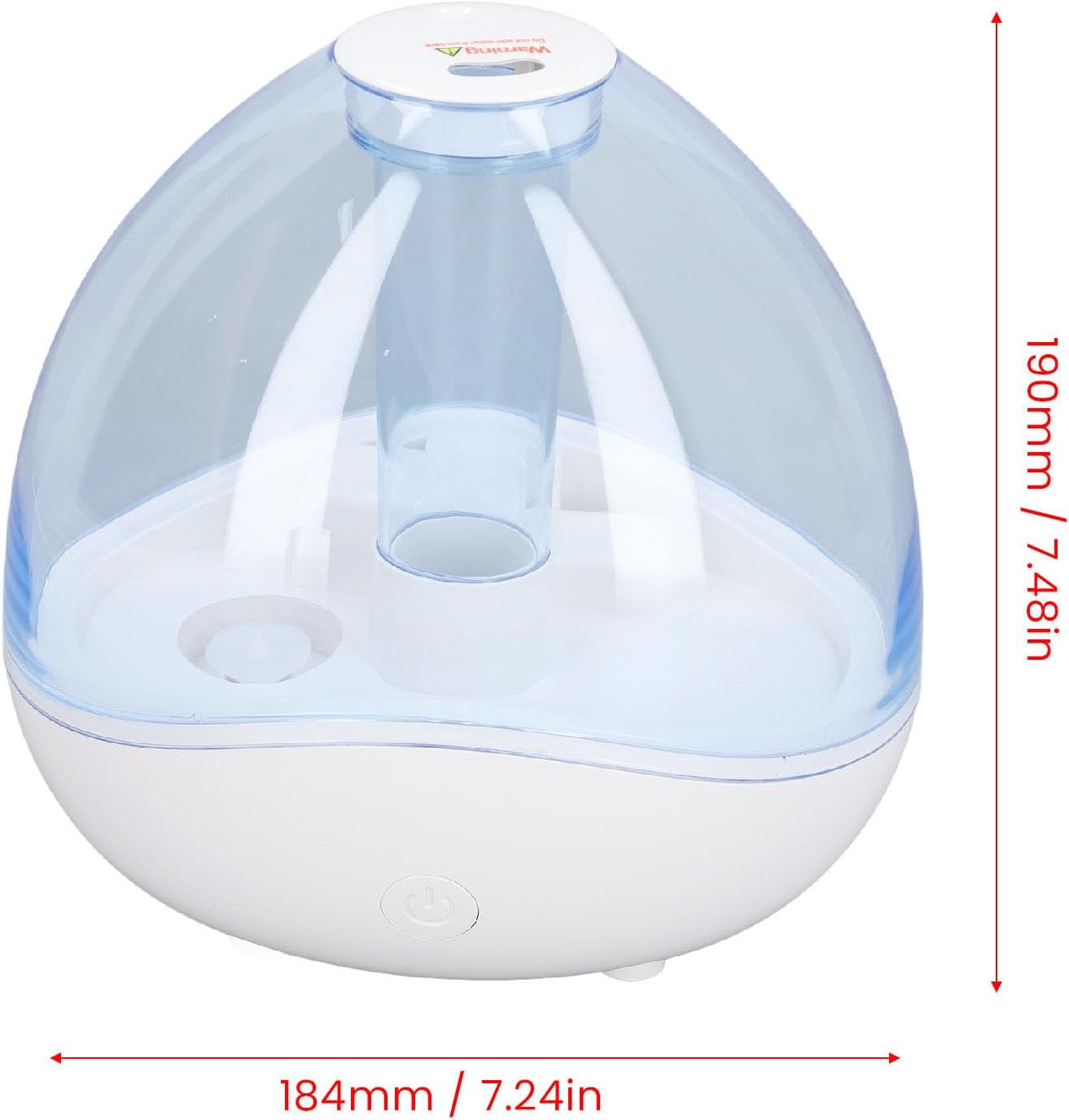 Humidifier Cool Mist Humidifier Air Humidifier Quiet USB Humidifier for Bedroom, Yoga, Office, Plants (Blue)(Blue)
