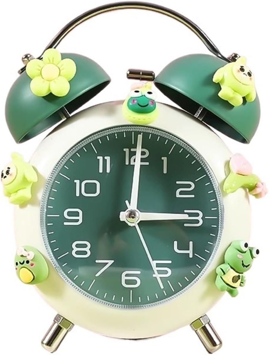 Dawn Alarm Clock for Students Special Alarm Clock Device Cute and Beautiful Small Alarm Clock Smart Alarm Device Silent Bedside Alarm Clock (Blue)