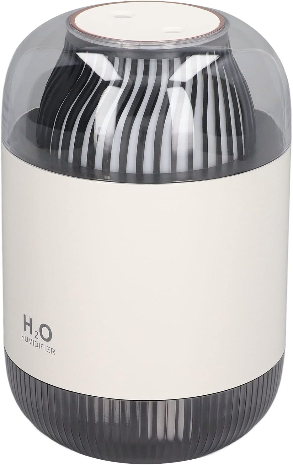 Humidifier 1000ml USB Charging Aromatherapy Diffuser with LED Night Light ABS Double Cool Mist Humidifier for Spa Home Yoga Office (Blue)(Pink)