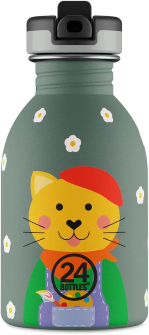 24 Bottles Smart Cat Children's Water Bottle 250 ml