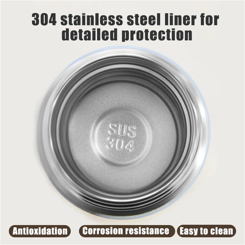 Smart Thermos Water Bottle Intelligent Temperature Display Stainless Steel Vacuum Flasks Thermoses with Filter Tee Cup(D)