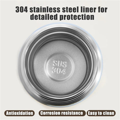 Smart Thermos Water Bottle Intelligent Temperature Display Stainless Steel Vacuum Flasks Thermoses with Filter Tee Cup(D)