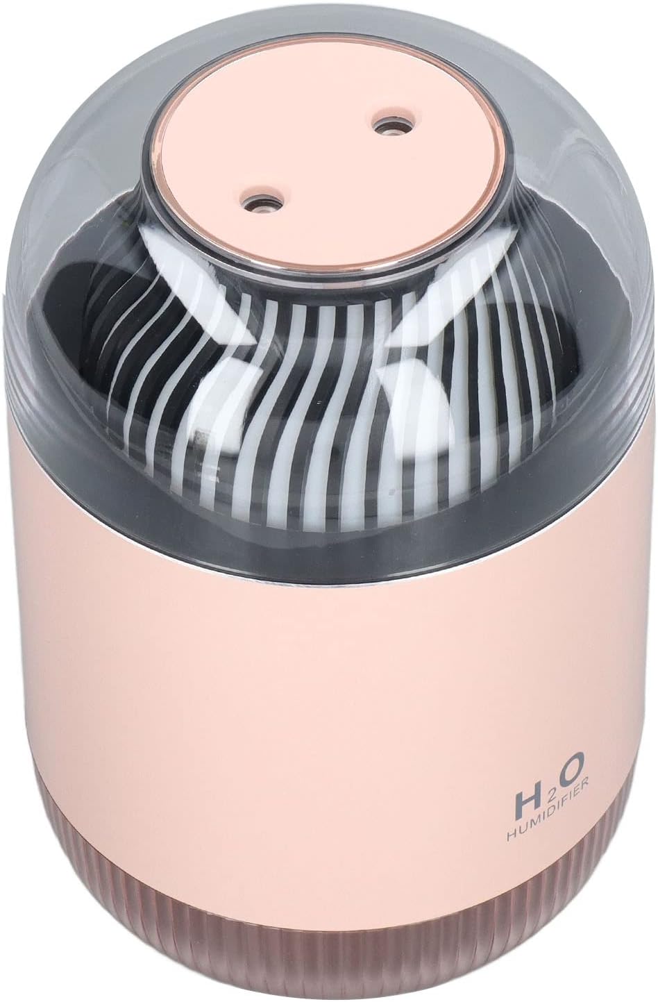 Humidifier 1000ml USB Charging Aromatherapy Diffuser with LED Night Light ABS Double Cool Mist Humidifier for Spa Home Yoga Office (Blue)(Pink)