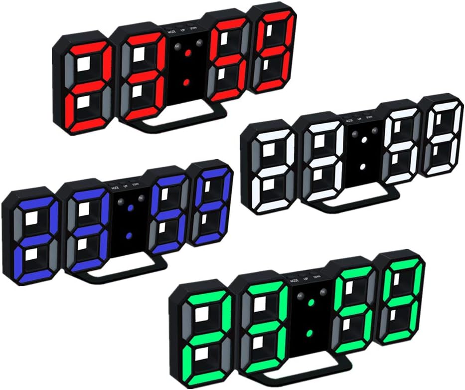 Alarm Clocks Clock s Clock Bathroom Clock Sunrise Alarm Clocks Alarm Clockss Bedside Desk Clock Projection Clock Smart Alarm Clocks red