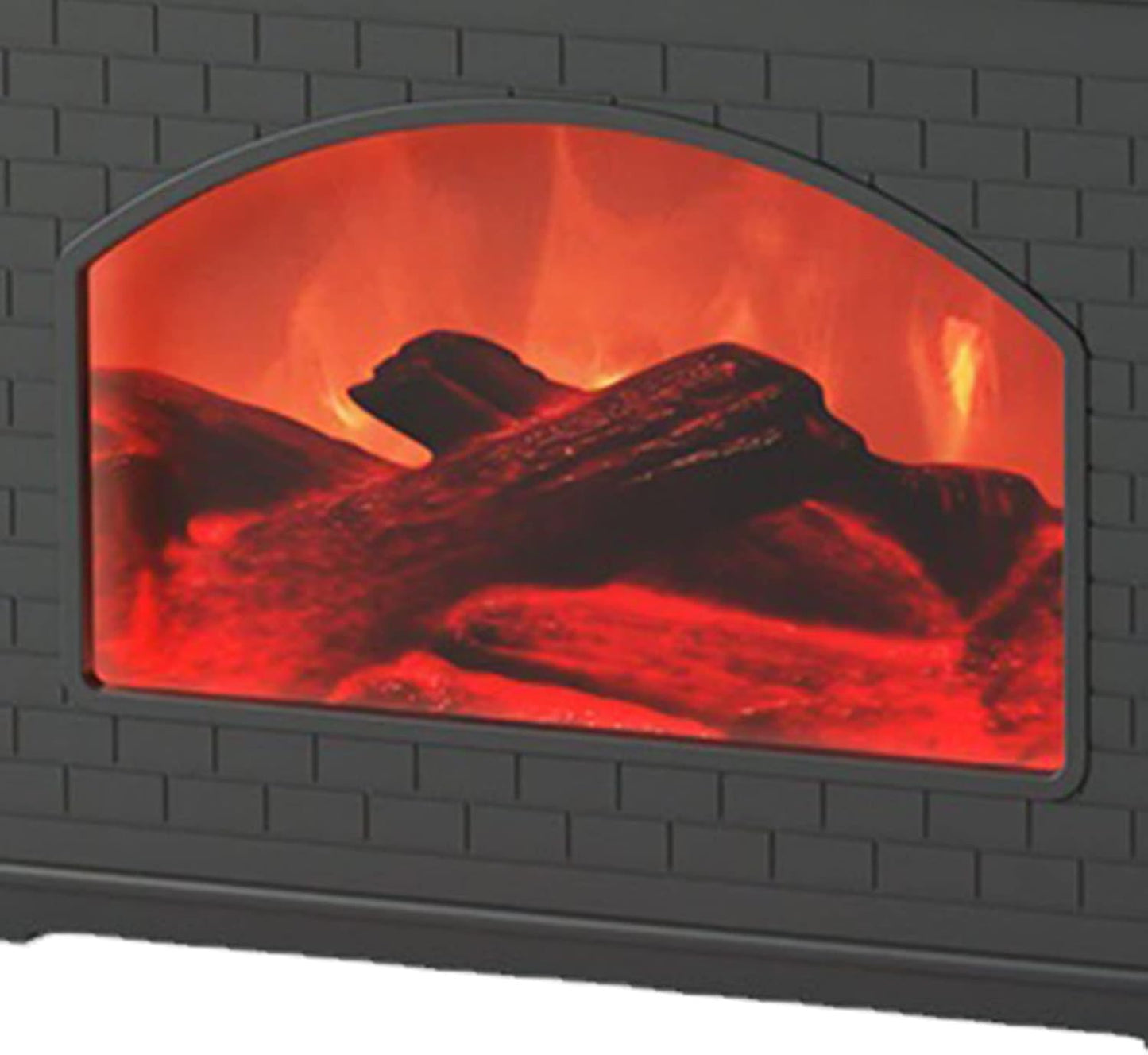 EVTSCAN Cool Mist Humidifier - 270ml Simulated Fireplace Design Air Aroma Diffuser Humidifier, Power Off Protection Fire Diffuser for Home(White)