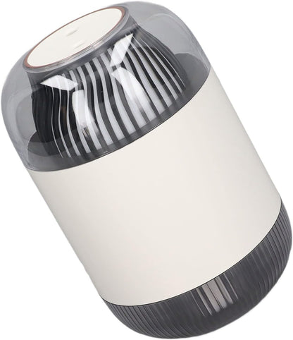 Humidifier 1000ml USB Charging Aromatherapy Diffuser with LED Night Light ABS Double Cool Mist Humidifier for Spa Home Yoga Office (Blue)(Pink)