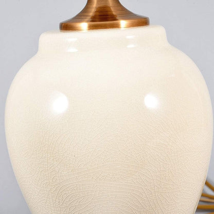 American Retro lamp Bedroom Bedside Creative Home Living Room Simple Modern Adjustable Light Remote Control Ceramic Table(B)