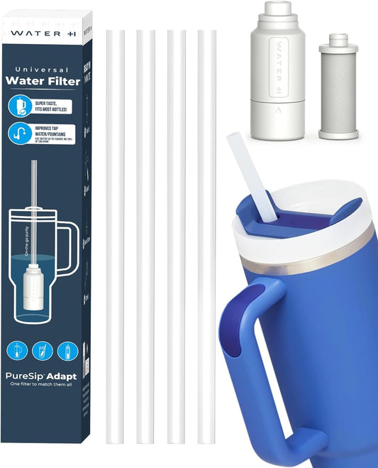 WATERH Vita Smart Water Bottle with Reminder to Drink Water, BPA-Free Vacuum Insulated Water Bottles with Straw, Bluetooth Intake Water Tracking Bottle, Ideal for Gift (18 oz)