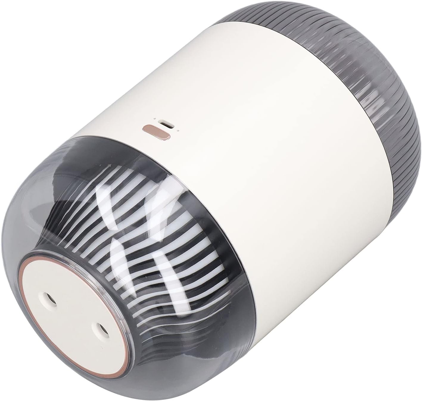 Humidifier 1000ml USB Charging Aromatherapy Diffuser with LED Night Light ABS Double Cool Mist Humidifier for Spa Home Yoga Office (Blue)(Pink)