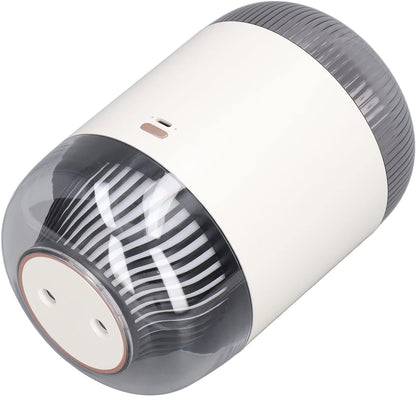 Humidifier 1000ml USB Charging Aromatherapy Diffuser with LED Night Light ABS Double Cool Mist Humidifier for Spa Home Yoga Office (Blue)(Pink)