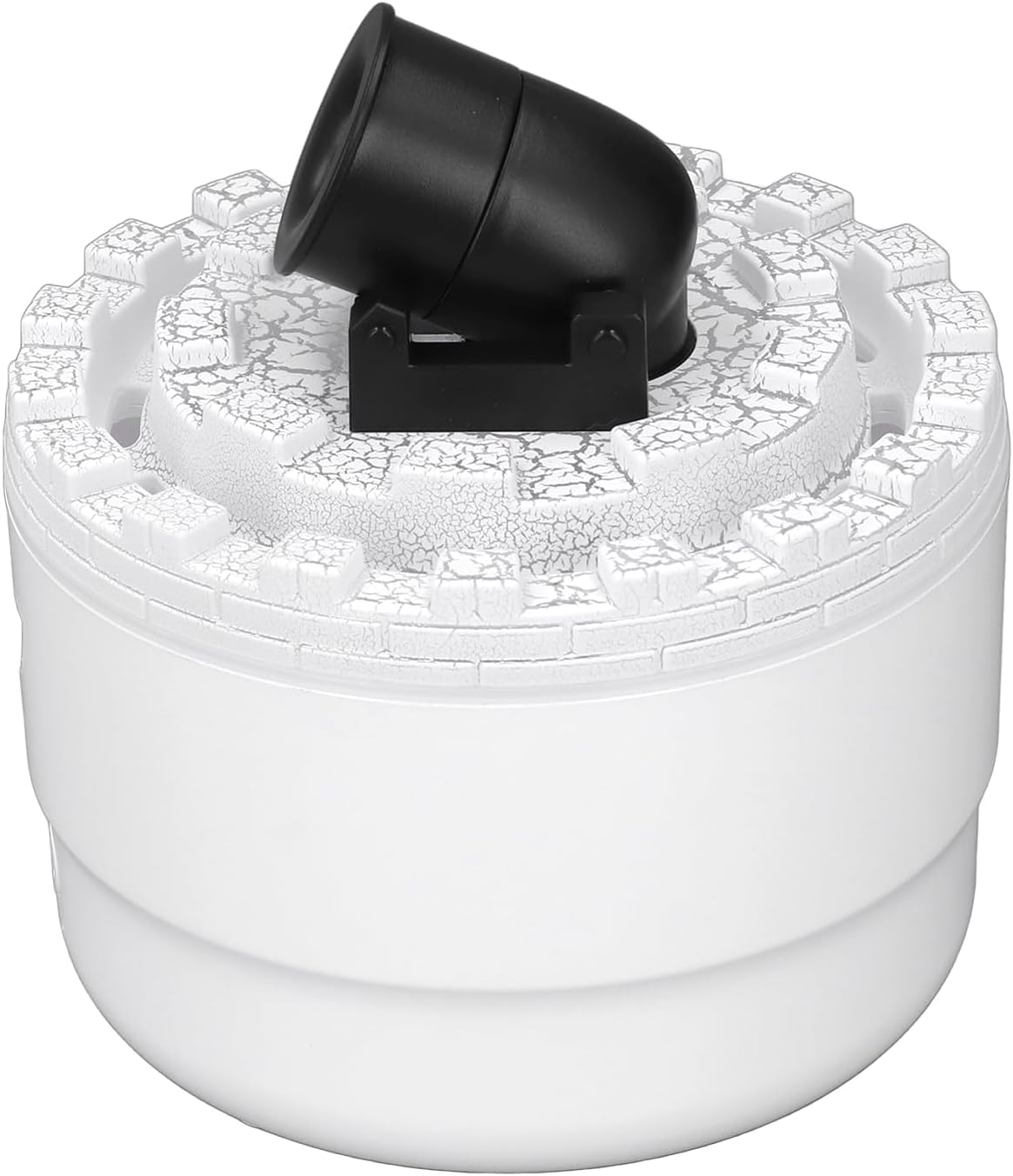 Essential Oil Diffuser Humidifier 200ml Quiet Volcano Cool Mist Humidifier Aromatherapy Diffuser with 7 Colors Light for Bedroom Office (Black)