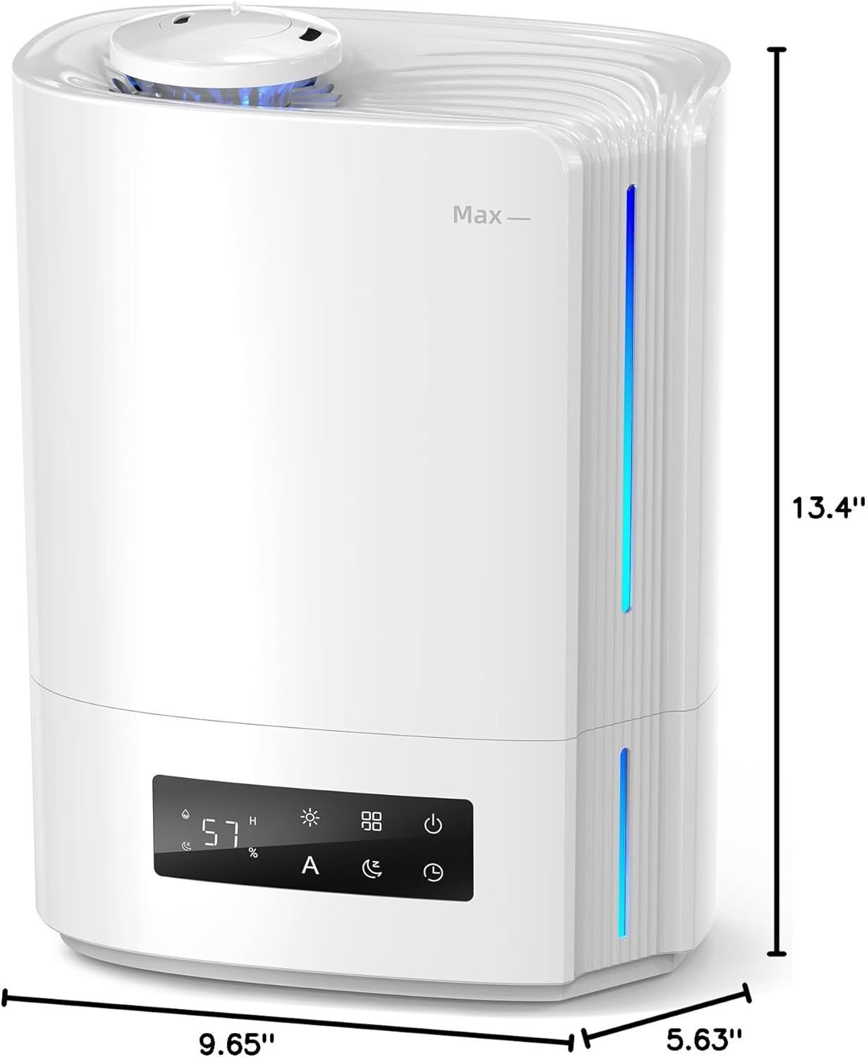 BREEZOME 6L Humidifiers for Bedroom Large Room, Ultrasonic Top Fill Cool Mist Humidifier & Essential Oil Diffuser with Smart Humidistat Control, Last up to 60 Hours, Ideal for Plants, Baby Nursery