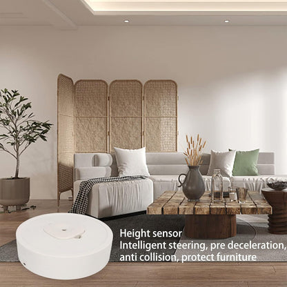 Automatic Humidifiers for Bedroom Large Room, Mobile Humidifier Sweeping Robot Shape Large Fog Volume USB Charging Intelligent Humidifier for Home