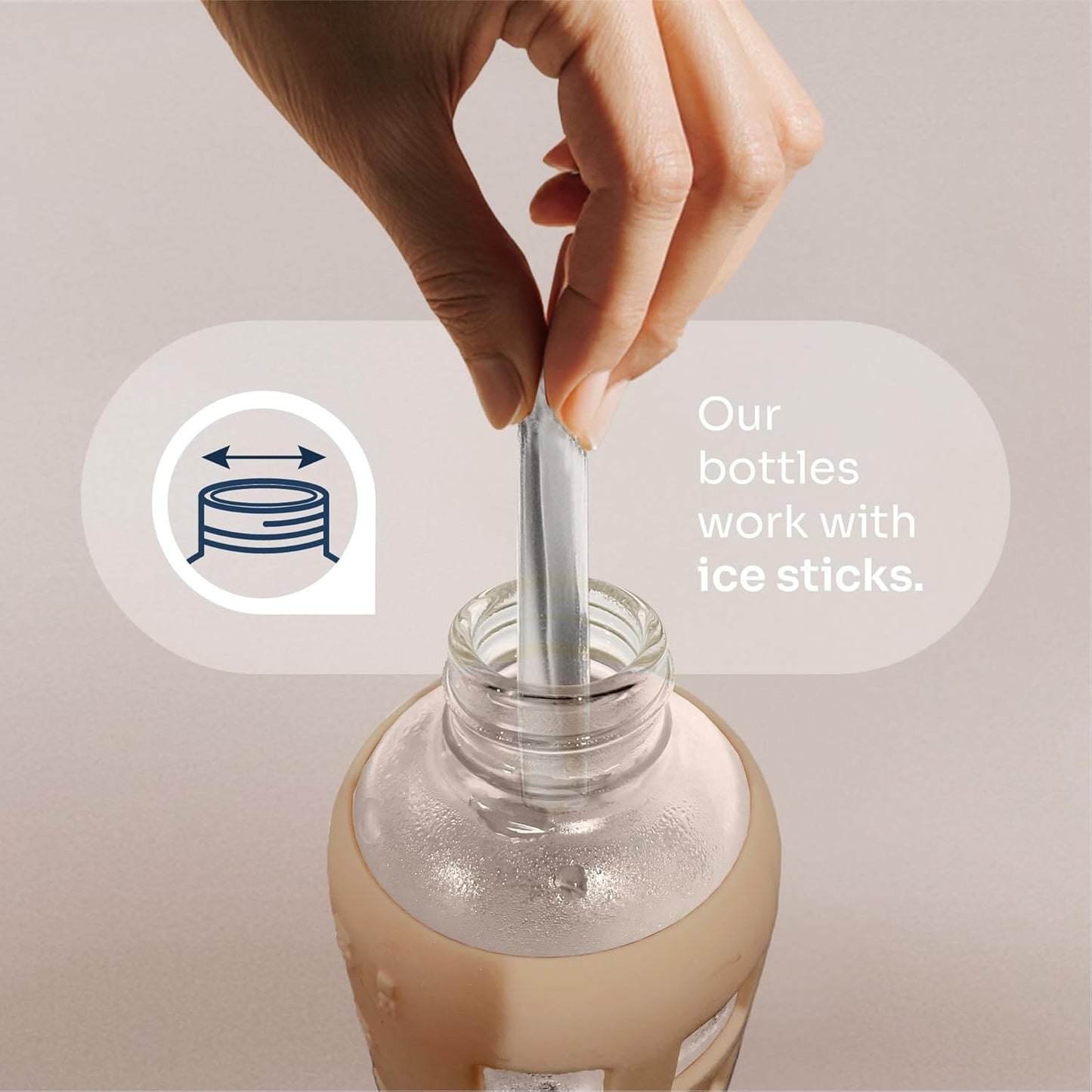 purifyou 40oz / 32oz / 22oz / 12oz Borosilicate Glass Water Bottle with Time & Volume Markers, Silicone Sleeve, Stainless Steel Lid | Reusable Glass Bottle for Water & Juice (40oz Jet Black)