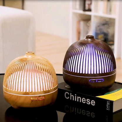 Humidifiers for Bedroom,Raining Cloud Night Light Diffuser,7 Colors Cloud Raining Night Light Diffuser Meditation Dripping Sound Sleep Aid Rechargeable, Humidifier (Color : Wood)