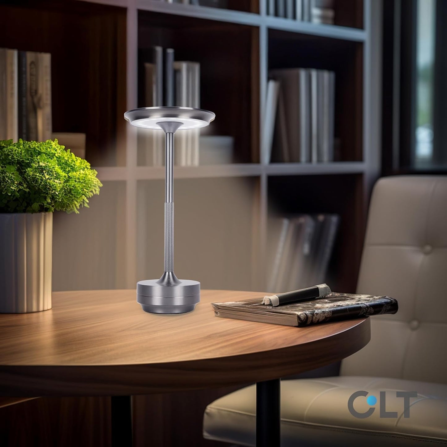 Cordless Table Lamps Rechargeable, Portable Battery Operated Lamp, Stepless Dimming LED Table Light with Memory Function, for Outdoor/Dinner/Patio/Restaurant, (Gold 4 Pack)