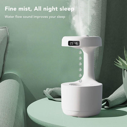 Humidifier for Antigravity Home Desktop Office Bedroom Usb for Mute with for Waterdrop for Backflow Humidifying Desktop Whole House Humidifiers (White)