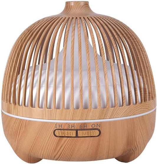 Humidifiers for Bedroom,Raining Cloud Night Light Diffuser,7 Colors Cloud Raining Night Light Diffuser Meditation Dripping Sound Sleep Aid Rechargeable, Humidifier (Color : Wood)