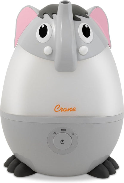 Crane Ultrasonic Humidifiers for Kid's Room and Baby Nursery, .5 Gallon Cool Mist Air Humidifier, Owl Humidifier For Kid's Room