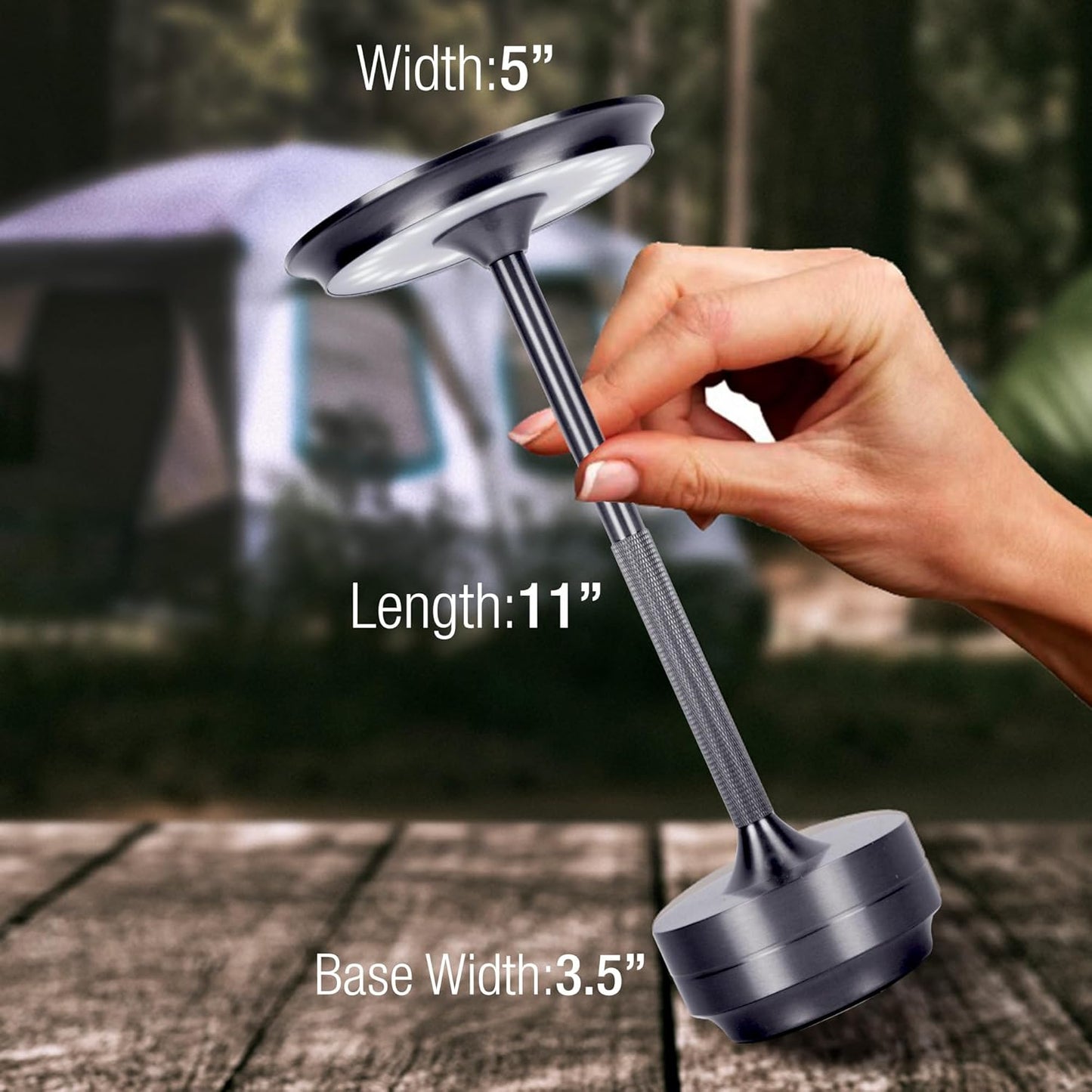 Cordless Table Lamps Rechargeable, Portable Battery Operated Lamp, Stepless Dimming LED Table Light with Memory Function, for Outdoor/Dinner/Patio/Restaurant, (Gold 4 Pack)