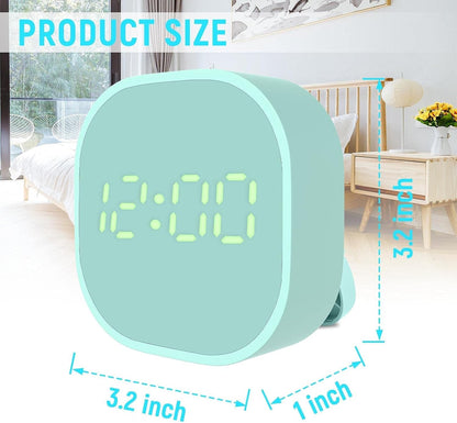Alarm Clock,Clock for Bedroom, Digital Alarm Clock Timer, Magnetic LED Smart Sensor Cute Alarm Clock, Desk Bedroom Kitchen Gifts Digital Clock (Color : C) (B)