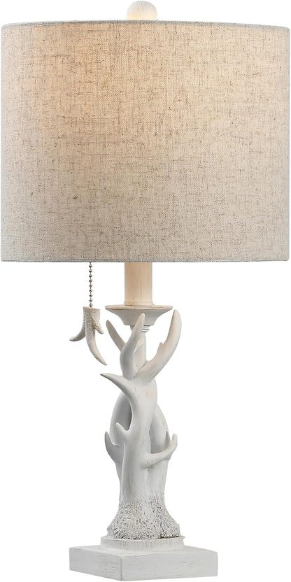 JONATHAN Y JYL1031B Gaston 20.5" Resin Mini LED Table Lamp for Living Room, Family Room, Dining Room, Bedroom, Hallway, Office, Antique Black