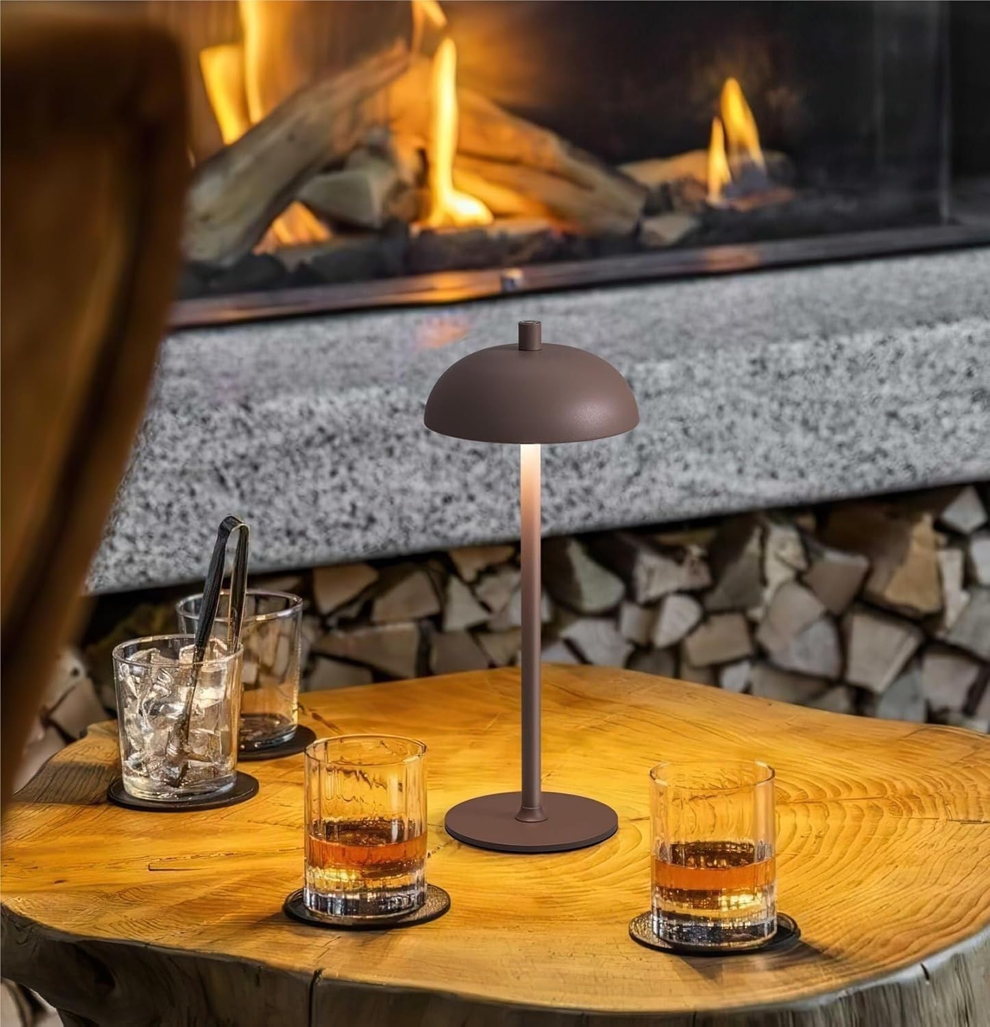 12-inch Cordless Portable Metal LED Table Lamp 2-Pack, 3-Color Rechargeable, for Bedroom, Outdoor, Dining Room, Bedside Suitable for bedrooms, Living Rooms, Offices, Book(Green (2 Pack))