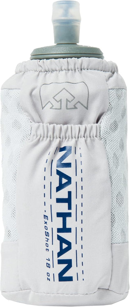 Nathan ExoDraw & ExoShot 2.0, Handheld Running Water Bottle for Marathons, Hiking, Ultra Running & Outdoor Activity