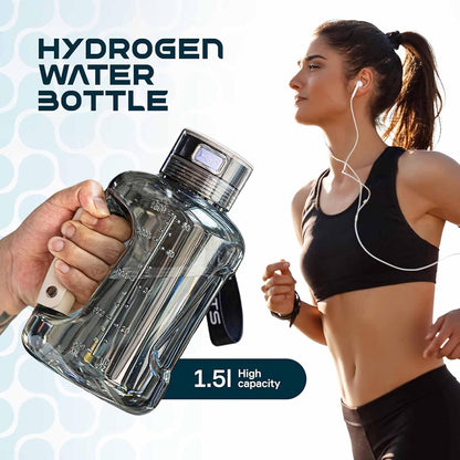 1500ml Hydrogen Rich Water Generator, Alkaline Energy Bottle, Anion Water Ionizer, USB H2 Healthy Smart Cup, for Office, Travel, Exercise, Gift for Love