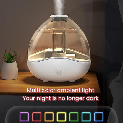 Humidifier Cool Mist Humidifier Air Humidifier Quiet USB Humidifier for Bedroom, Yoga, Office, Plants (Blue)(Blue)