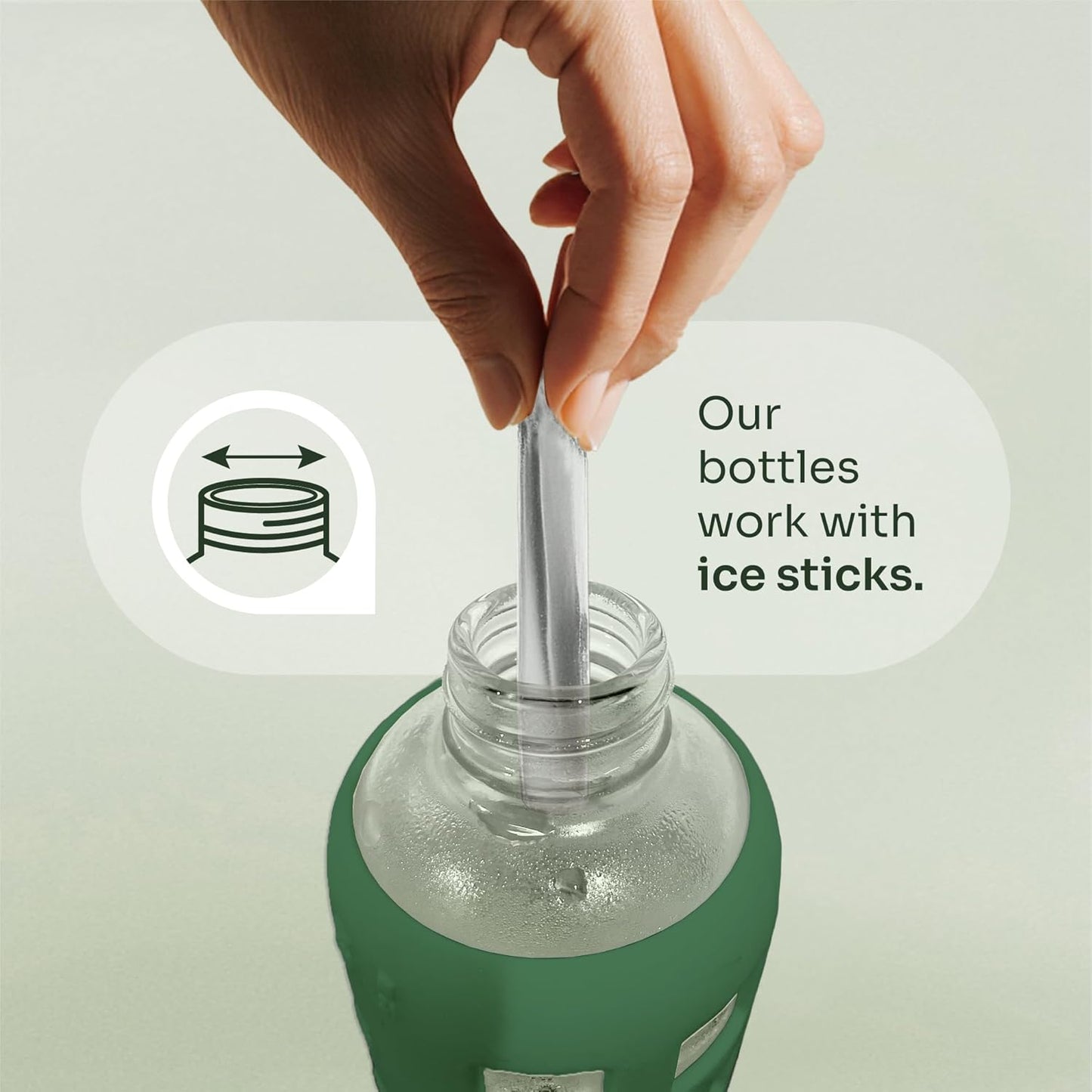 purifyou 40oz / 32oz / 22oz / 12oz Borosilicate Glass Water Bottle with Time & Volume Markers, Silicone Sleeve, Stainless Steel Lid | Reusable Glass Bottle for Water & Juice (40oz Jet Black)