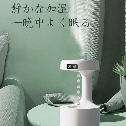 Drip Back Humidifier, Tabletop Humidifier, Water Drops Gravity Humidifier, Incense Firing, Quiet, Dry Prevention, Thin Mist Desktop Humidifier, Large Capacity,27.1 fl oz (800 ml)