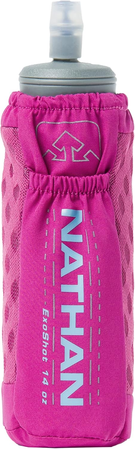 Nathan ExoDraw & ExoShot 2.0, Handheld Running Water Bottle for Marathons, Hiking, Ultra Running & Outdoor Activity
