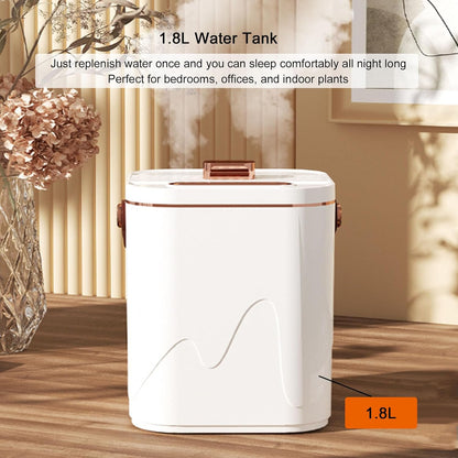 Humidifiers for Bedroom and Home, Mist Humidifiers with Handle for Large Room, 32db Quiet Top Fill Air Humidifier Lasts Up to 10 Hours, Auto Shut-Off, Easy to Fill and Clean (Blue)