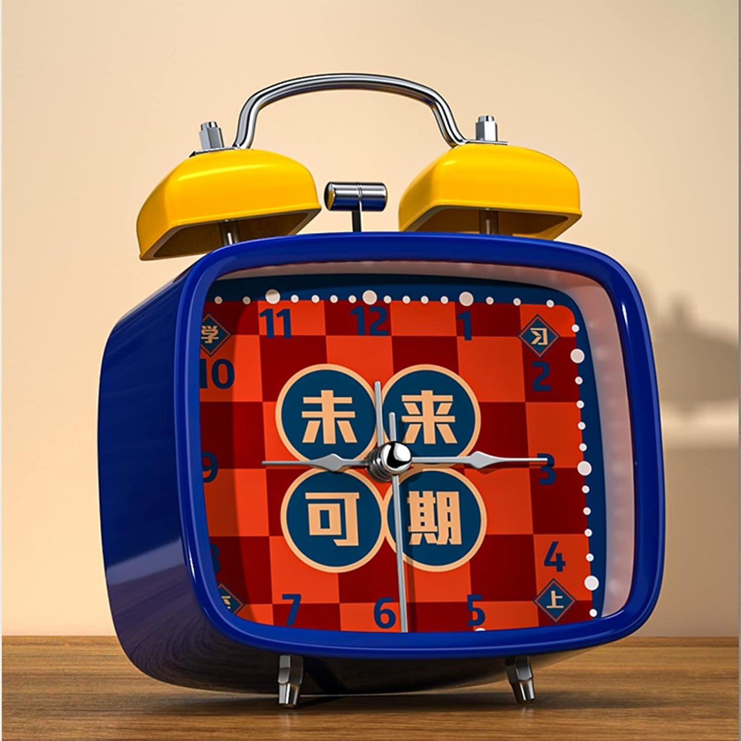 Alarm Clock,Clocks Bedside,3" Retro Alarm Clock, Battery Operated, Light Function, Small Silent Alarm Clock for Bedroom, Nightstand, Office Table Smart Alarm Clock(OneColor)