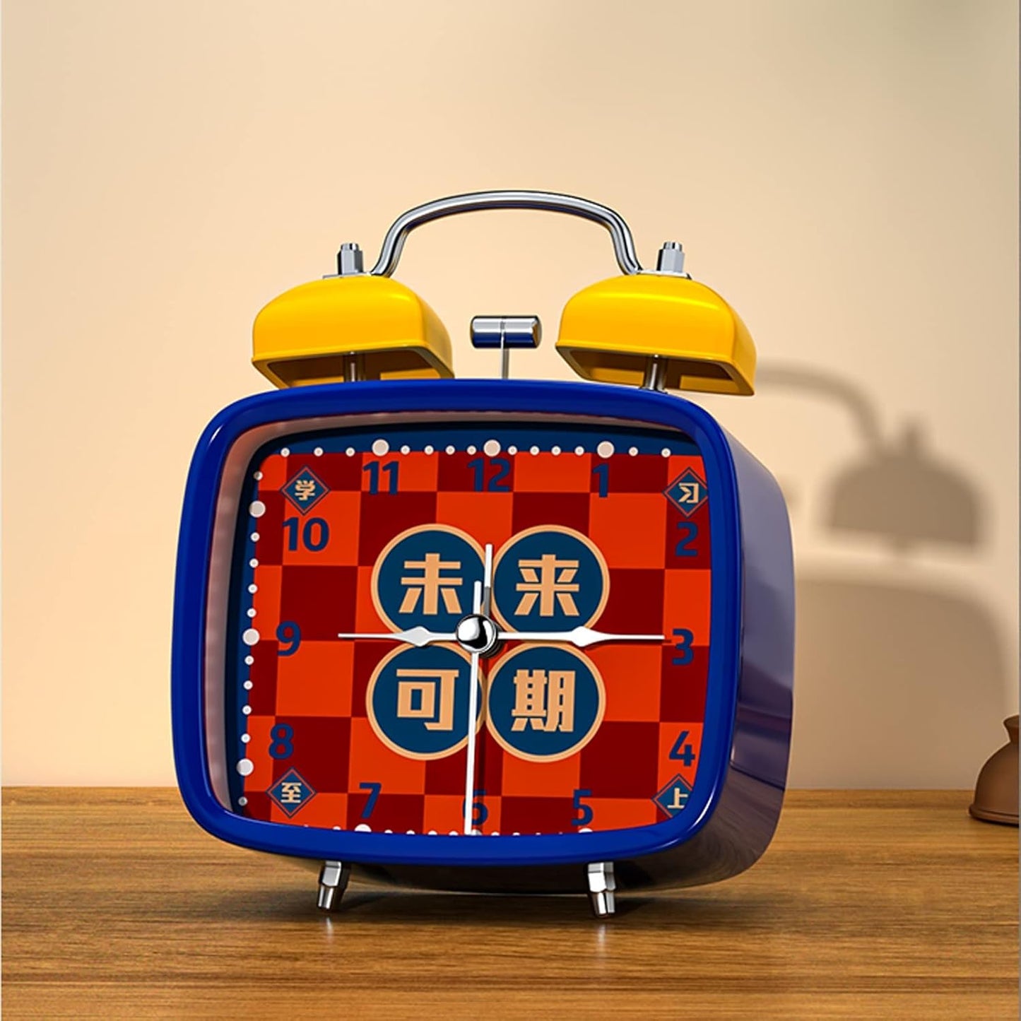 Alarm Clock,Clocks Bedside,3" Retro Alarm Clock, Battery Operated, Light Function, Small Silent Alarm Clock for Bedroom, Nightstand, Office Table Smart Alarm Clock(OneColor)